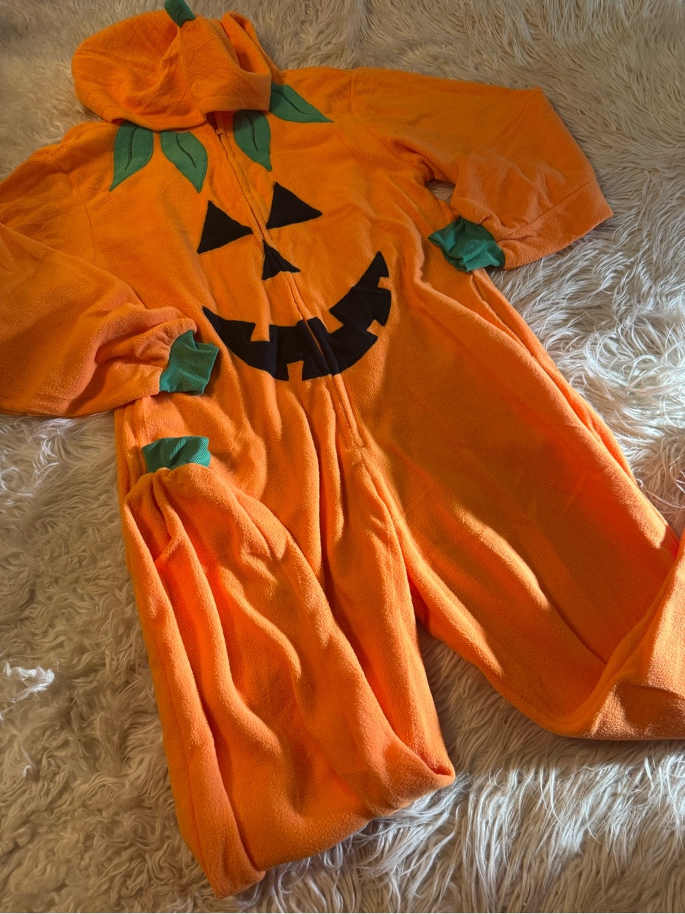 Adults pumpkin onesie costume (C9)